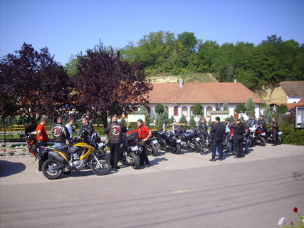 Szegedi motorosok Baranyában