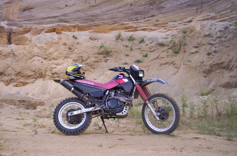 A motorom, Honda XL 600