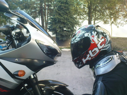 R6 and the rider