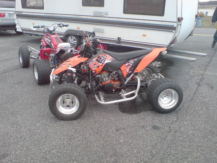 KTM SXF 450 CR blokkal