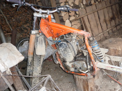 Ktm 500 gs felujitásának elkezdése