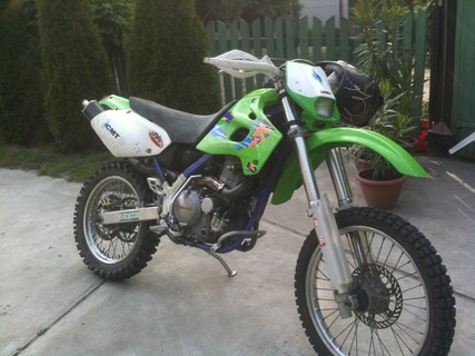 Kawa KLX 650 mosás után