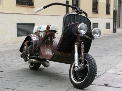 RAT BIKE,RAT ROD mopedek,robogók