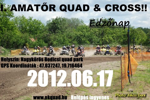 Nagykőrös amatőr quad & cross edzőnap