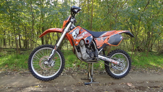 KTM exc Tribal Skull