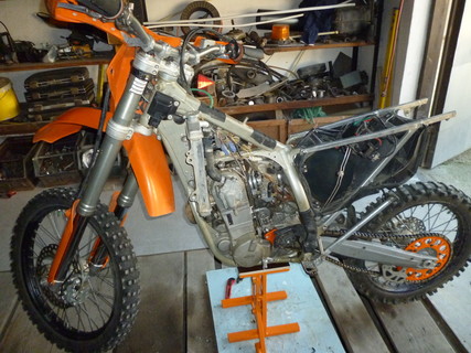 KTM EXC 450 felújítás