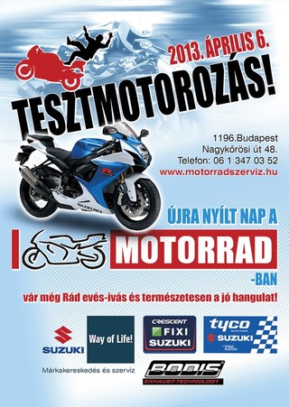 Tesztmotorozás a Motorradban !