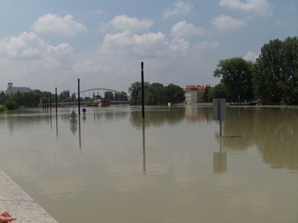 Rába és Mosoni Duna Győrben.