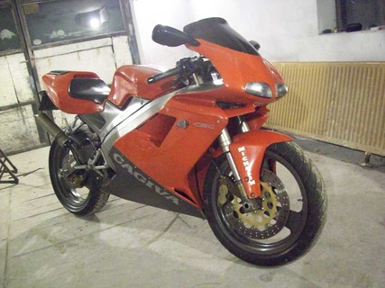 Cagiva Mito téli munkálatok