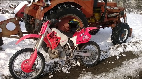 CR 250 + hó