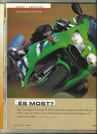 Kawasaki 2002. zx636r