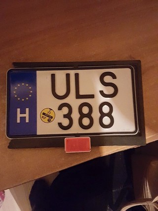 ULS - 388 Talált rendszám!