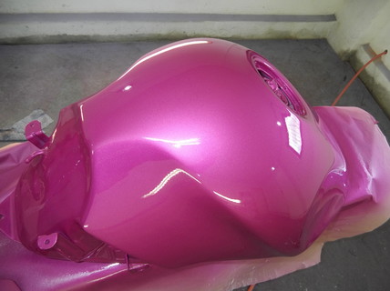 Pink Kawasaki zzr 400 referencia fenyezesem