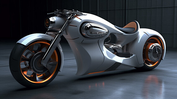 Ai Futuristic Harley-Davidson