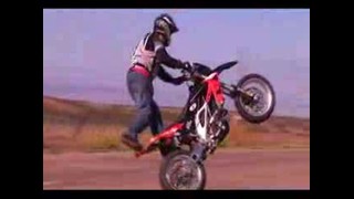 Aprilia Supermoto Stunting - The Supermoto Stunt Man -