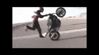 Motorcycle Stunt Video