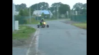 Kfx 400 egykerék+ drift