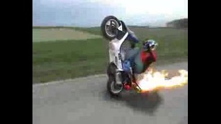 Scooter stunt
