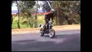 KTM Supermoto Stunts