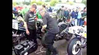 Norton Wankel hangteszt a boxban