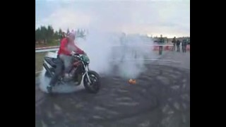 The REAL FUCKIN  BIKE - BURNOUT!