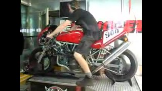 Turbo Ducati Drag Dyno