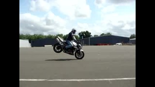 Z750 stoppie