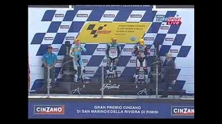 MotoGP 125 Misano Díjátadás, Interjú