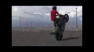 Motorcycle stunts weelies - independents