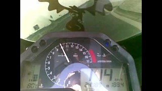 Honda CBR 600RR top speed autobahn