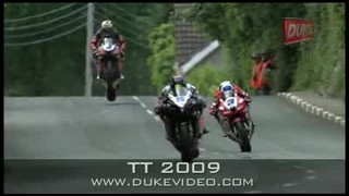 Isle of Man TT 2009 Slow Motion Flames Ian Lougher