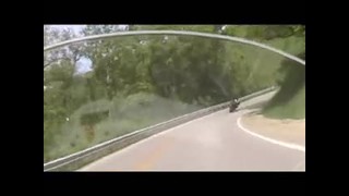 Sport Bike hits Deer - NOT MY VIDEO - This was recorded by S