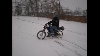 Téli motorozás