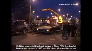 Nagyon tanulságos baleset történt vasárnap kora este Dombóváron