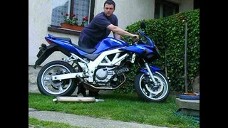 SV650 kipufogó nélkül