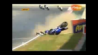 Moto2 crash