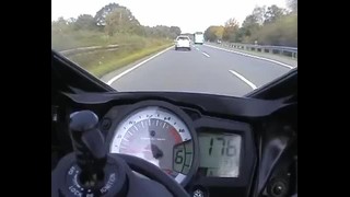 GSXR750K8 TOP SPEED