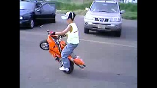 Pocket Bike stunt