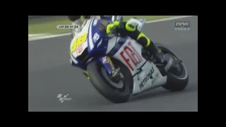 Valentino Rossi vs Jorge Lorenzo Motegi 2010