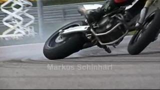 Supermoto Drifting in Slowmotion