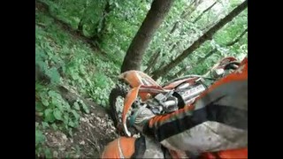 Enduro egy kis mászókával