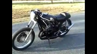 1975 RD350 cafe; sound and flyby
