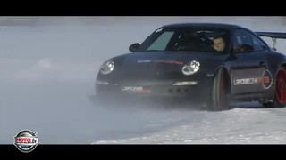 Ice on the race track
