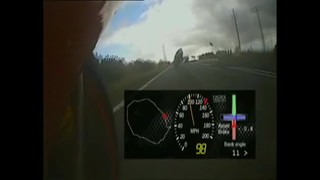 Ulster grand prix onboard with telemetry