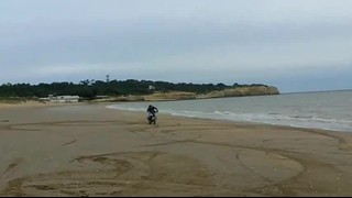 Egy kis stunt a tenger parton