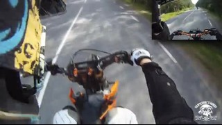 Supermotos, Wheelies & Tattoos Retard style!