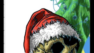 Santa skull