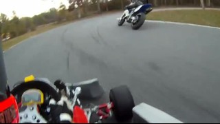 Gokart vs Supermoto (450 ccm)