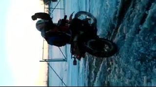 Yamaha DT winter riding