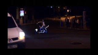 Night Ride - Motorcycle Stunts